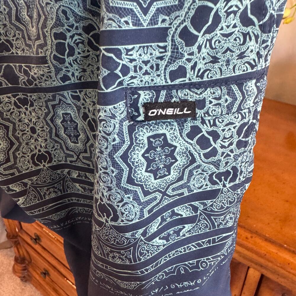 O’Neill Hyperfreak Board Shorts Men’s Size 30 Blue Surf Swim Trunks - Picture 5 of 12